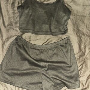 Green Two-Piece Lounge Set